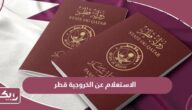 طريقة الاستعلام عن الخروجية قطر 2024