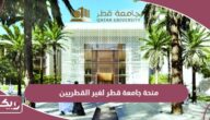 منحة جامعة قطر 2024 لغير القطريين